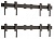 Крепления для видеостены Vogels W2264 Black